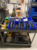 Cart w/ Assorted Hold-Down Content