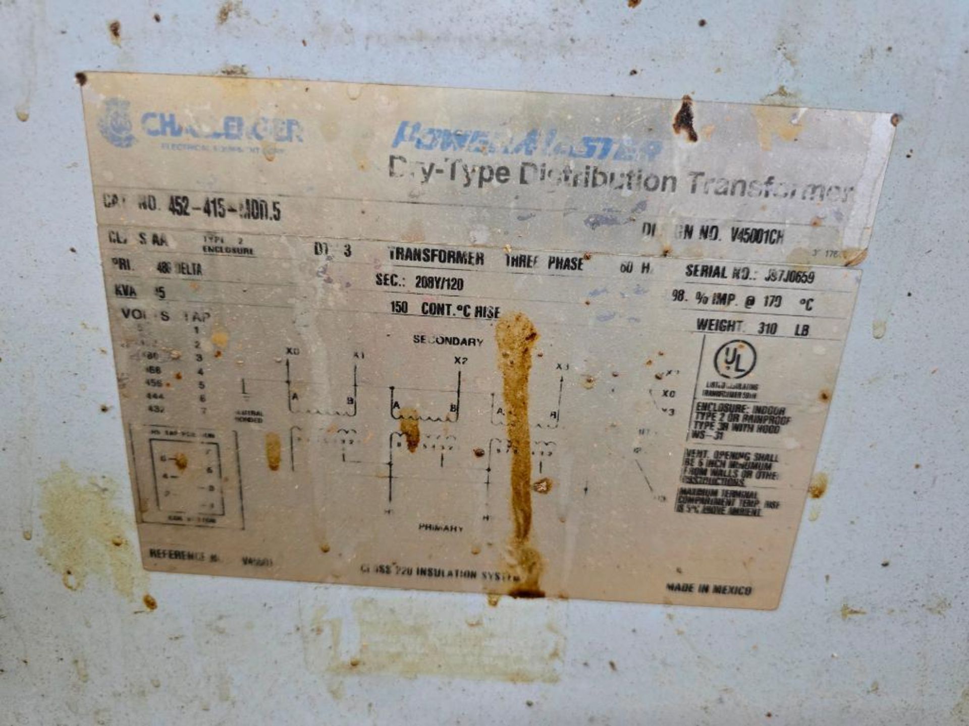 { Choice of lots: 219, 220, 221, 222 } Challenger Powermaster 30 KVA ...