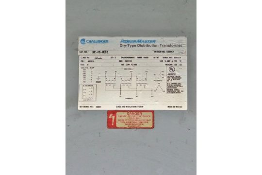 Challenger Powermaster 30 KVA Dry-Type Distribution Transformer
