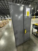 2-Door Cabinet With Sharp Bagger/Printer Parts