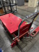 Uline Double Scissor Lift Table 1760 Lb. Capacity Model Number H-8152
