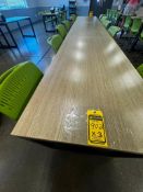 (3x) Break Room Table 2' 6" Wide X 5' Long w/ (12) Chairs ***$40 LOADING FEE WILL BE ADDED TO BUYER'