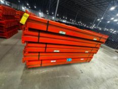 (140x) Interlake Mecalux Teardrop step beam 96" long x 3.6" tall