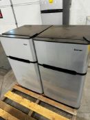 (2x) Dorm Refrigerators: (1) Haler Model Number HC32TW105V, (1) Castaway Model Number EP22672GR ***$