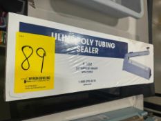 New Uline Poly Tubing Sealer 20" Impulse Sealer With Cutter Model Number H-1252