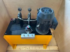 (JBP) (New-in-Crate) International Fluid Power Hydraulic System, Techtop 5 HP Motor, Volts 230/460//