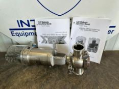 (F) SPX/Waukesha Cherry-Burrell Stainless 2" Sanitary Valve with Actuator/Sensor, Type W64R00207
