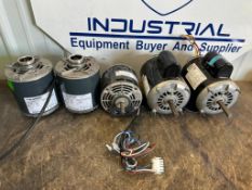 (FJ) *New & Used* (5) Motors: Marathon 1/3 HP & US 1/2 HP