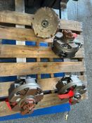 (JBP) New Pallet of (Qty 4) SAI Hydraulic Motors, Model GM2 500 1HGP, Shaft 8 Spline