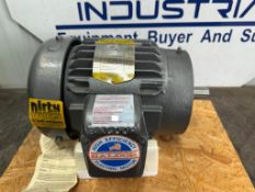 (TA) (New) Baldor 1-HP Motor, Fr 143TC, Volts 208-230/460, RPM 1725, Ph 3