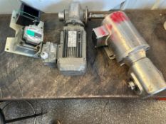 (FJ) Lot of 3: Oriental Brushless Motor, Sew-Eurodrive 1 HP Gear Motor & Baldor-Reliance 1 HP Wash D