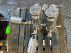 (F) Pallet of (6) Alfa Laval Food Grade Valves, & Operators