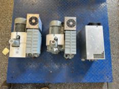 (FJ) Lot of 3: (2) Agilent MS40-S Vacuum Pumps & Agilent RF Generator