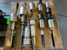 (F) Pallet of (8) TuchenHagen Food Grade Valves, Sensor Tops & Operators