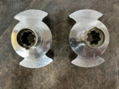 (F) Set of SPX/Waukesha Cherry-Burrell Stainless PDP Rotors