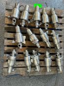 (F) Pallet of (14) Tri-Clover Food Grade Valves