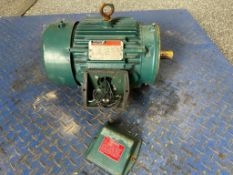 (FJ) Reliance 5 Hp Motor, F, 1184TC, Volts 230/460, Rpm 1750, Ph 3