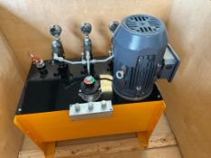 (JBP) (New-in-Crate) International Fluid Power Hydraulic System, Techtop 5 HP Motor, Volts 230/460//