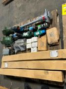 Pallet of (2) Boxes Mac Valves, (5) Boxes of 819-00001-00, (3) Dayton 4HA28B Siphon Drum Pump 7GPM,