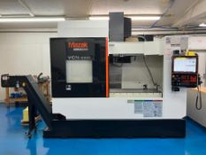 Mazak Smooth VCN-530 CNC vertical machining center (wired for 4 axis), w/ 40 taper spindle, 51" x 21