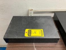 12" x 18" black granite plate