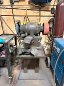 Hisey 10" Pedestal Grinder/Sander, Type 3LBA, 7/8 HP, 1800 rpm