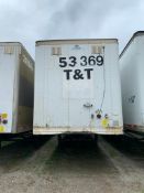 2014 Hyundai 53' dry van trailer, T/A, #53-369, VIN# 190140