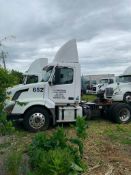2011 Volvo daycab tractor, #652, model D13, 425-hp, AT2612D automatic transmission, (runs, idler hea