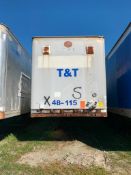 2000 Great Dane 48' dry van trailer, #48-115, VIN# B127322 (has some items in)