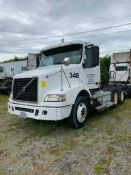 2006 Volvo daycab tractor, #348, model VE D12, 435-hp, Eaton-Fuller 10-speed transmission, T/A, (run