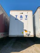 1996 Fruehauf 53' dry van trailer, #53-3713, VIN# 073713