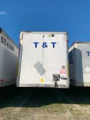 2008 Wabash 53' dry van trailer, T/A, #97411, VIN# 122656
