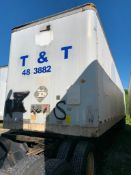 1996 Strickland 48' dry van trailer, #48-3882, VIN# 413882 (not road worthy) (has some tires in)