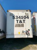 1997 Lufkin 53' dry van trailer, T/A, #53-4101, VIN# 125701
