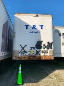 1995 Strickland 48' dry van trailer, T/A, #48-4061, VIN# B94061