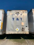 2002 Trailmobile 53' dry van trailer, #53-1815, VIN# 001815