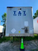 2003 Pullman 53' dry van trailer, T/A, #53-1332, VIN# 001332
