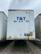 2008 Wabash 53' dry van trailer, T/A, #53-5473, VIN# 115473