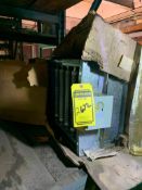 Contents on Row of Pallet Rack; Micronics Motion Mass Flow Meter, Assorted Blowers, Assorted Pillow