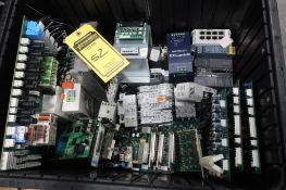 Assorted industrial electronic modules, circuit boards, controls, and related components