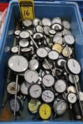 Assorted industrial gauges in mixed pressure ranges and configurations