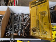 Deluxe Multi Wrench Set & Assorted Open End & Combination Wrenches