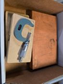 (2) Mitutoyo 0-3" Micrometer Sets, 1 in Case