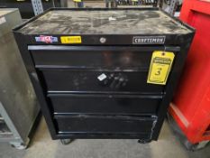 Craftsman 3-Drawer Rolling Tool Chest with Assorted Hand Tools, Sockets & Misc.