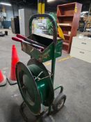 Plastic Banding Cart w/ Tensioner, Crimper & Clips