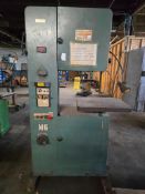 1994 Saw-King Vertical Bandsaw, Model LTN-20000-H, sn V50381, 23 1/2" x 19 3/4" Table, 20 1/2" Throa
