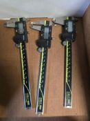 (3) Mitutoyo AOS Digimatic OD/ID Digital Calipers