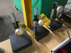 (3) Surface Plate Dial Test Stands