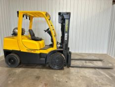 Hyster 8,000-LB. Capacity Forklift, Model H80FT, S/N N0055V01852D, LPG Fuel, Solid Pneumatic Tires,