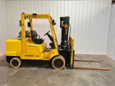 Hyster 12,000-LB. Capacity Forklift, Model S120XM, S/N E004V02811A, LPG Fuel, Non-Marking Cushion Ti